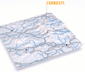 3d view of Cerbeşti