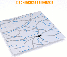 3d view of Ciechanki Krzesimowskie