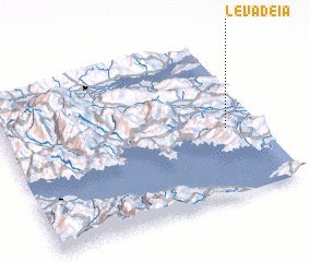 3d view of Levádeia