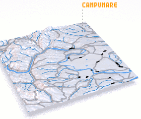 3d view of Câmpu Mare