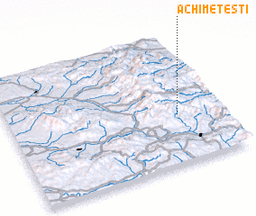 3d view of Achimeţeşti