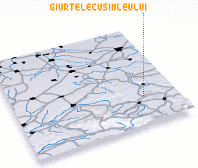 3d view of Giurtelecu-Şimleului