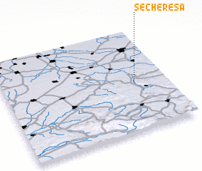 3d view of Sechereşa