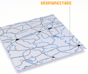 3d view of Kropiwne Stare