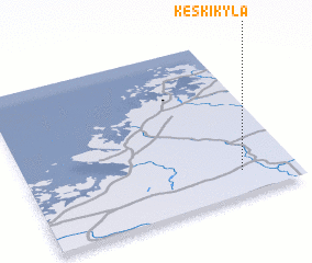 3d view of Keskikylä