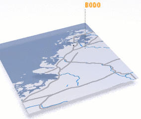 3d view of Bodö