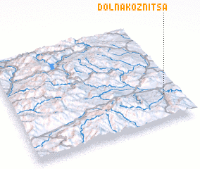 3d view of Dolna Koznitsa