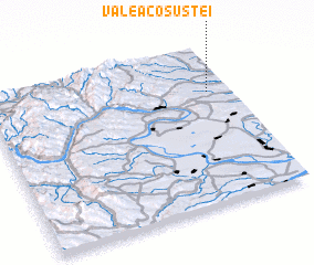 3d view of Valea Coşuştei