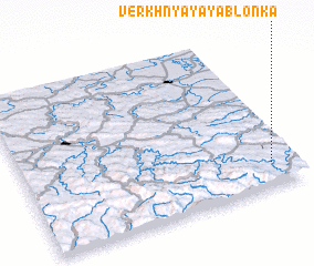 3d view of Verkhnyaya Yablonʼka