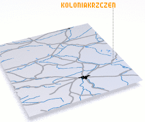 3d view of Kolonia Krzczeń