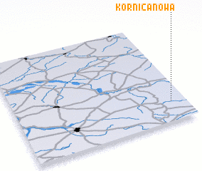 3d view of Kornica Nowa