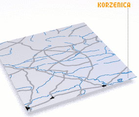 3d view of Korzenica