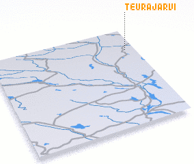 3d view of Teurajärvi
