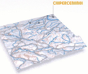 3d view of Ciupercenii Noi