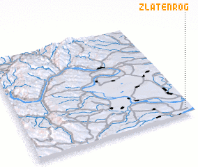 3d view of Zlaten Rog