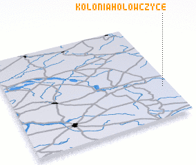 3d view of Kolonia Hołowczyce