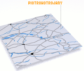 3d view of Piotrowo Trojany