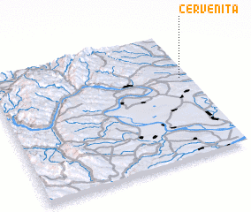 3d view of Cerveniţa