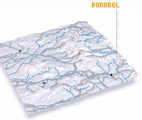 3d view of Ponorel