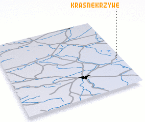 3d view of Krasne Krzywe