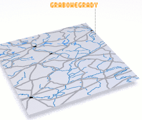 3d view of Grabowe Grądy