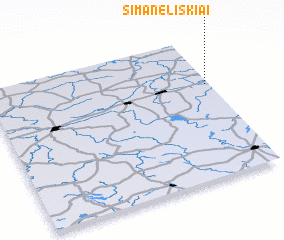 3d view of Simanėliškiai