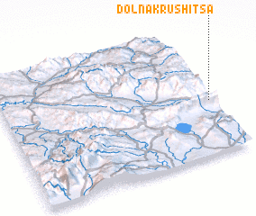 3d view of Dolna Krushitsa