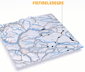 3d view of Fîntînele Negre