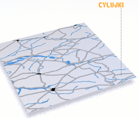 3d view of Cyłujki