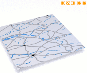 3d view of Korzeniówka