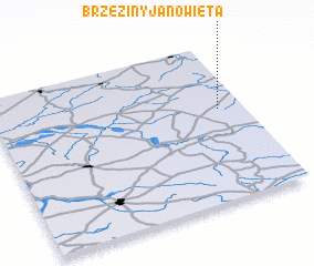 3d view of Brzeziny Janowięta