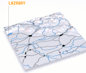 3d view of Lazňany