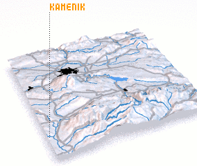 3d view of Kamenik