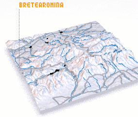 3d view of Bretea Romînă