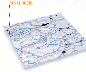 3d view of Dealu Negru