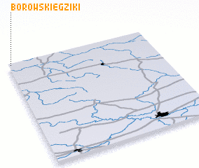 3d view of Borowskie Gziki