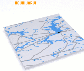 3d view of Mouhijärvi