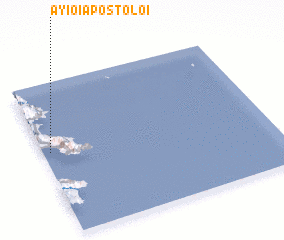 3d view of Áyioi Apóstoloi