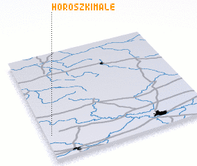 3d view of Horoszki Małe