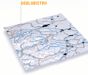 3d view of Dealu Bistrii