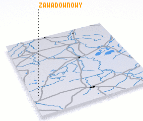 3d view of Zawadów Nowy