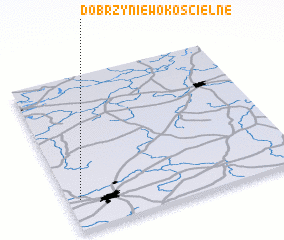 3d view of Dobrzyniewo Kościelne