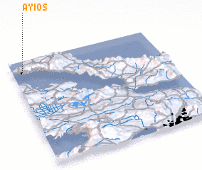 3d view of Áyios