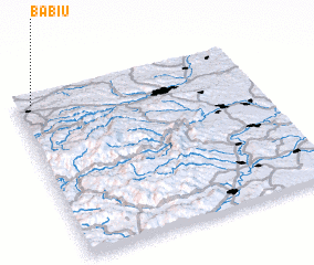 3d view of Băbiu