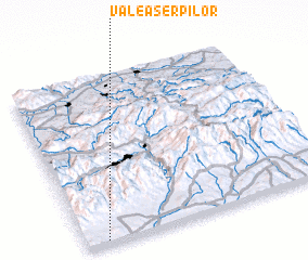 3d view of Valea Şerpilor