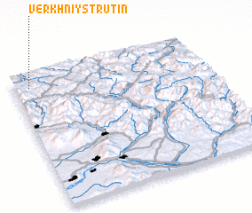 3d view of Verkhniy Strutinʼ