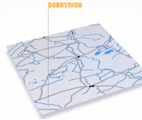 3d view of Dobryniów