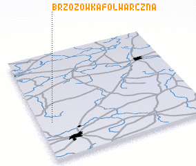 3d view of Brzozówka Folwarczna