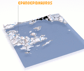 3d view of Epáno Epídhavros