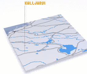 3d view of Kalljärvi